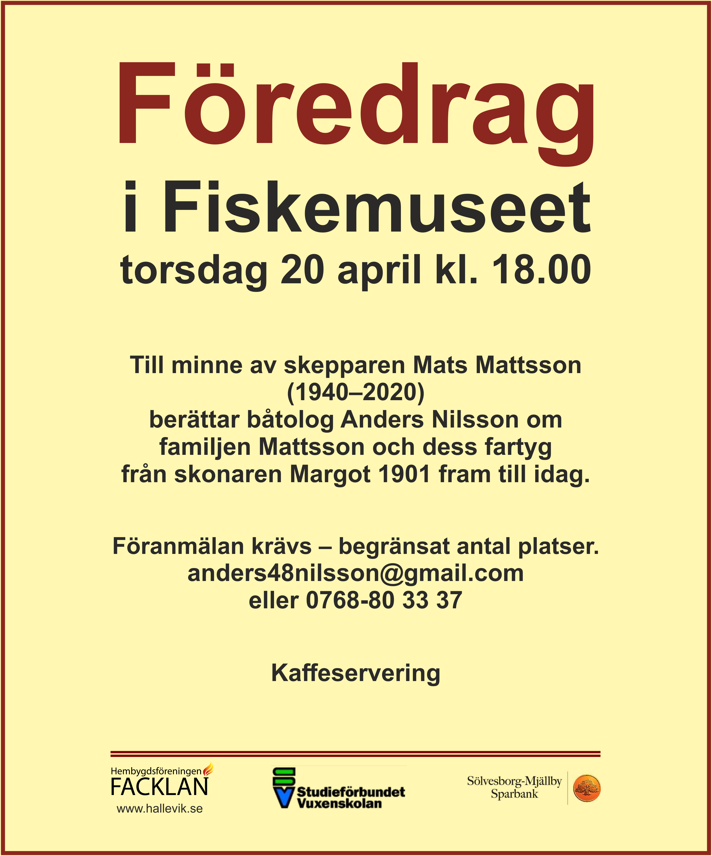 Föredrag Anders Nilsson