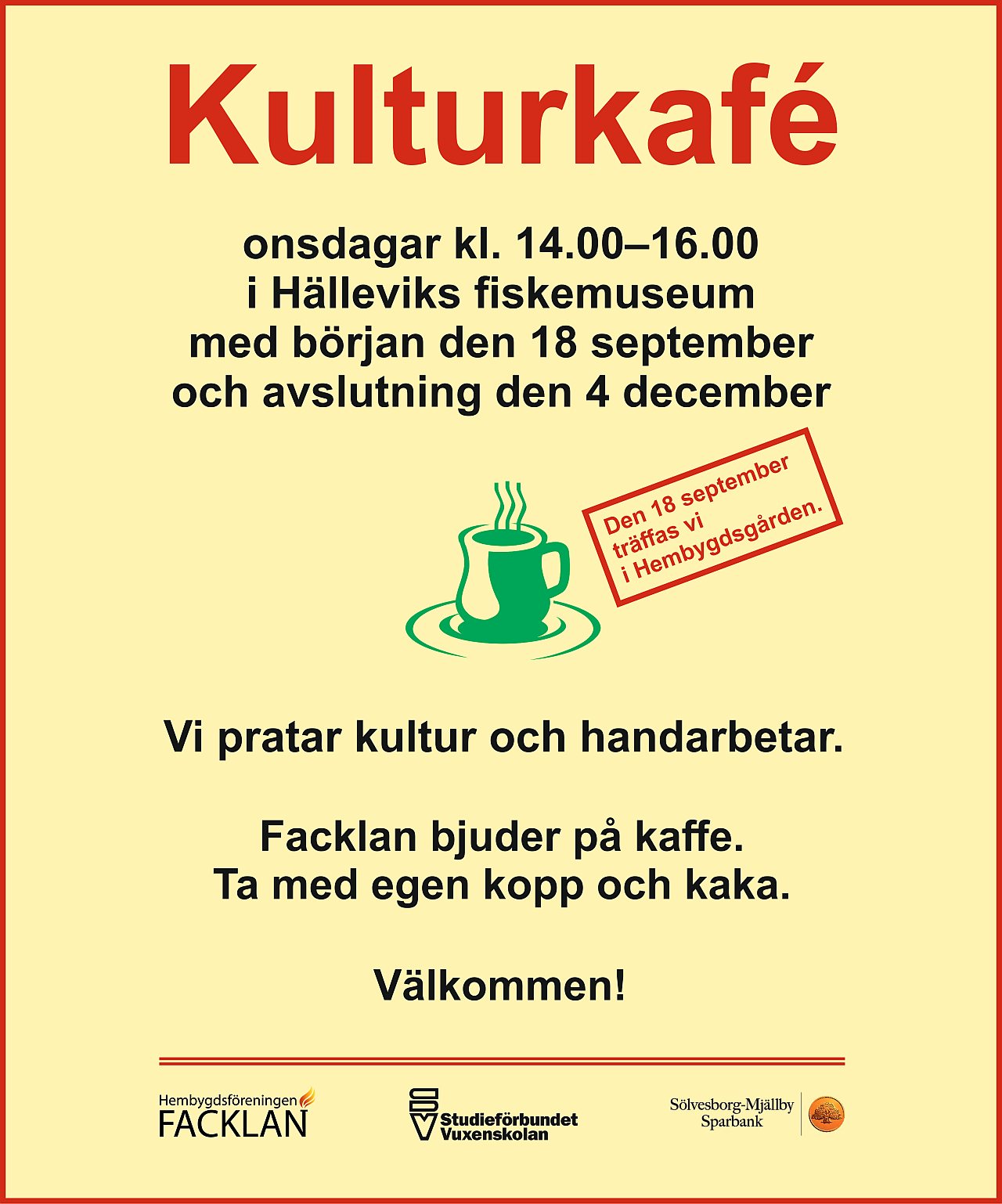 Kulturkafé hösten 2024