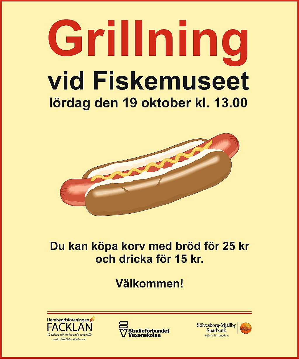 Grillning 19 oktober 2024