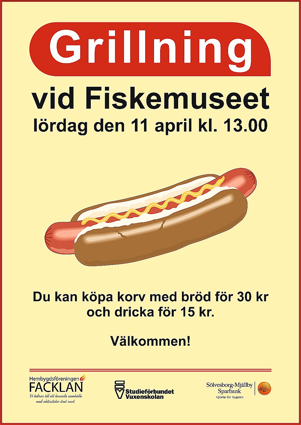 Grillning 11 april 2026