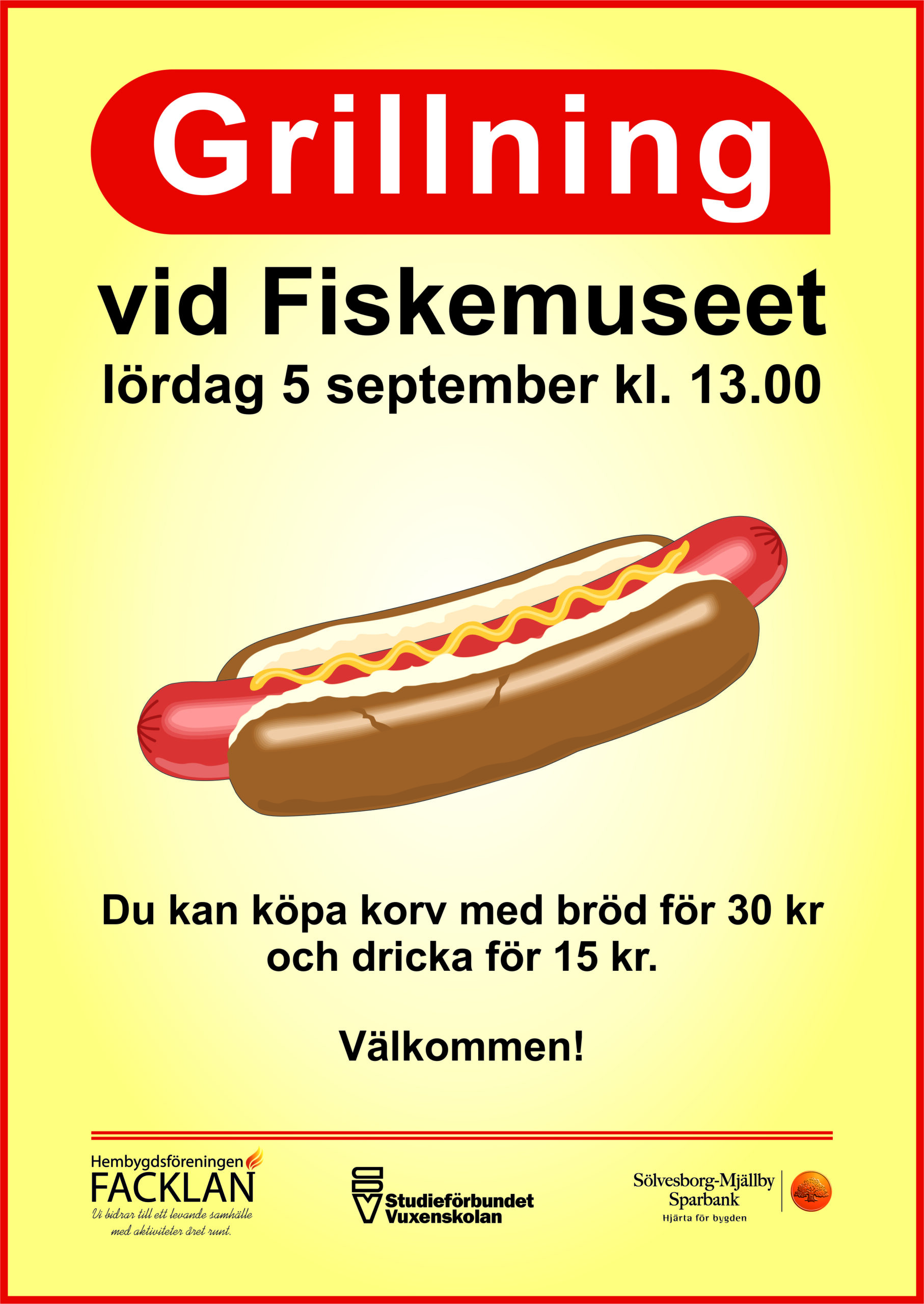 Grillning 5 september 2026